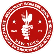 The full RWU-STR seal, red disc with a bilingual outer ring